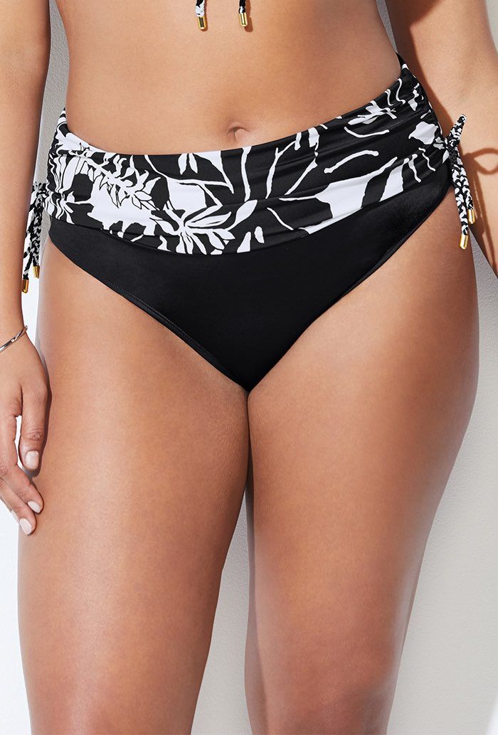 Creator Foldover Bikini Bottom FINAL SALE Plus Size Swimwear