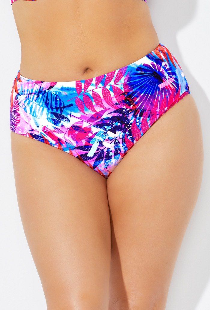 Socialite Shaka Underwire Bikini Bottom FINAL SALE Plus Size Swimwear